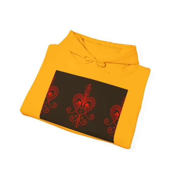 Red Heart Design Unisex Hoodie - Cozy & Stylish Sweatshirt for All Occasions - Image 10