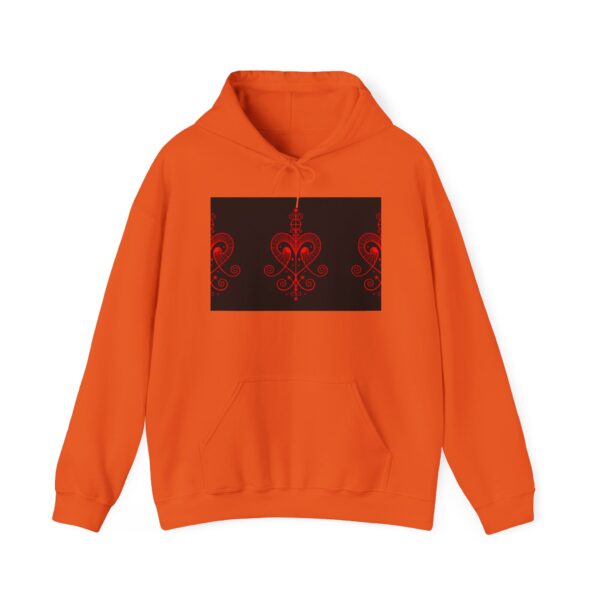 Red Heart Design Unisex Hoodie - Cozy & Stylish Sweatshirt for All Occasions - Image 11