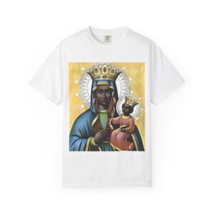 Iconic Virgin Mary T-Shirt for Spiritual Connection