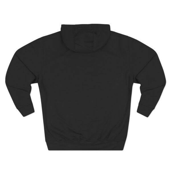 Cultural Art Fleece Hoodie with Three-Panel Design - Image 10