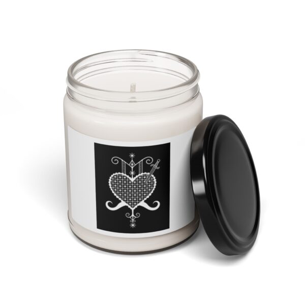 Heart & Sword Scented Soy Candle - 9oz | Cozy Home Decor, Unique Gift for Birthdays & Holidays - Image 2