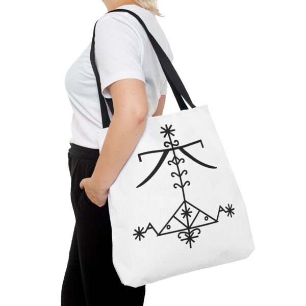 Mystical Symbol Tote Bag - Boho Chic Carryall for Everyday Adventures - Image 3