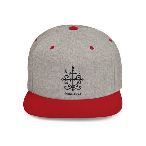 Papa Legba Flat Bill Snapback Cap - Unique Style for Bold Fashion - Image 5