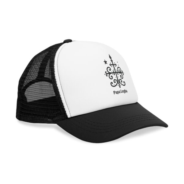 Spiritual Papa Legba Mesh Cap - Unique Trucker Hat for Mystical Vibes - Image 2