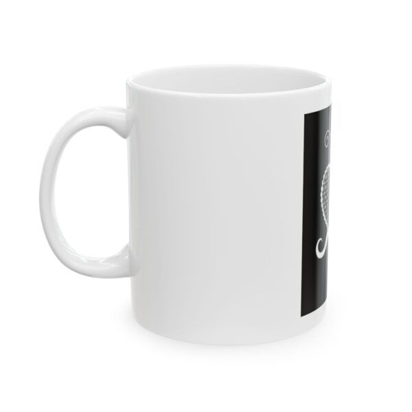 Heart and Sword Ceramic Mug - 11oz & 15oz, Unique Gift for Special Occasions - Image 2