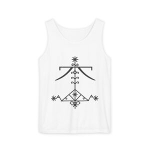 Bohemian Style Unisex Tank Top with Unique Mandala Design