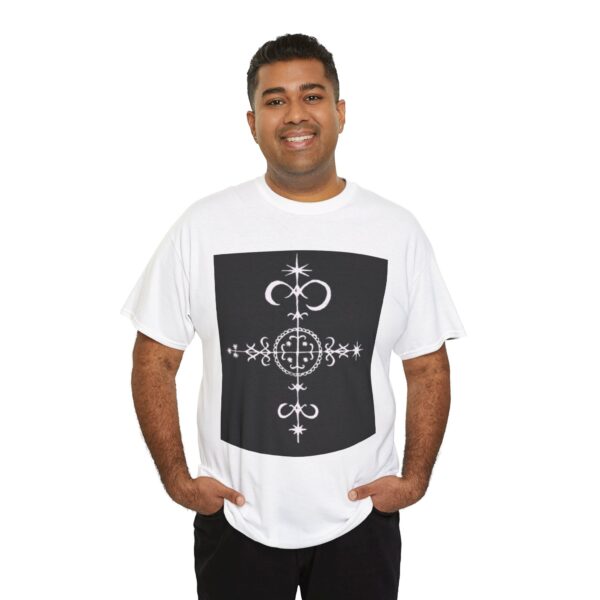 Mystical Sigil Unisex Heavy Cotton Tee - Image 3