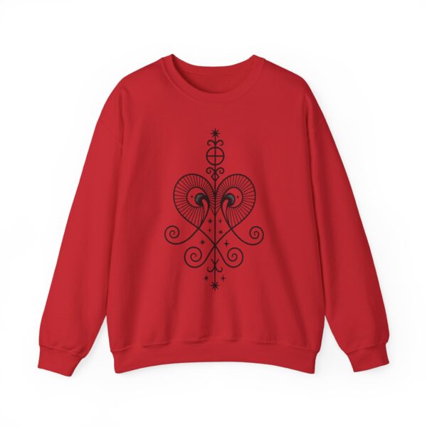 Whimsical Heart Design Unisex Heavy Blend Crewneck Sweatshirt - Image 14