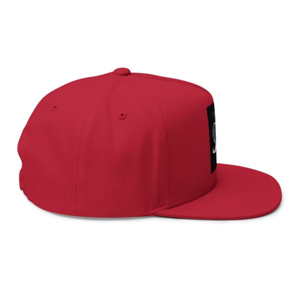 Embroidered Heart Flat Bill Cap - Stylish & Unique - Image 24