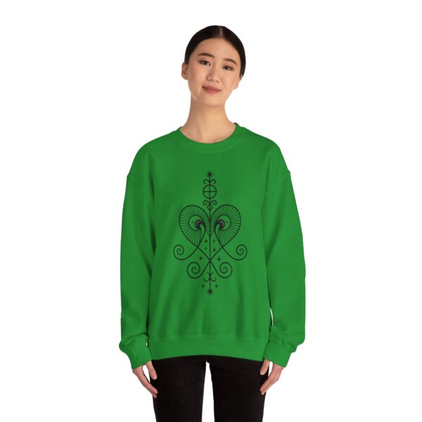 Whimsical Heart Design Unisex Heavy Blend Crewneck Sweatshirt - Image 10