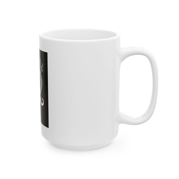 Heart and Sword Ceramic Mug - 11oz & 15oz, Unique Gift for Special Occasions - Image 6