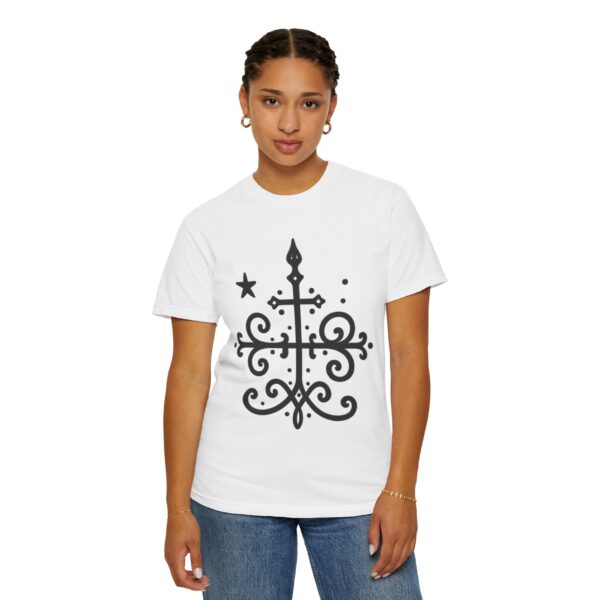 Boho-Inspired Unisex Garment-Dyed T-Shirt with Unique Design - Image 6