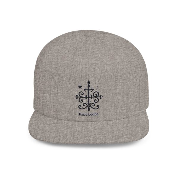 Papa Legba Flat Bill Snapback Cap - Unique Style for Bold Fashion - Image 3