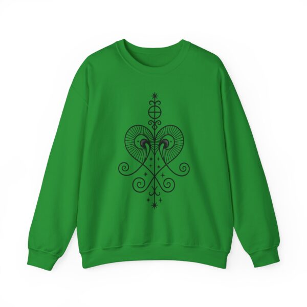 Whimsical Heart Design Unisex Heavy Blend Crewneck Sweatshirt - Image 8