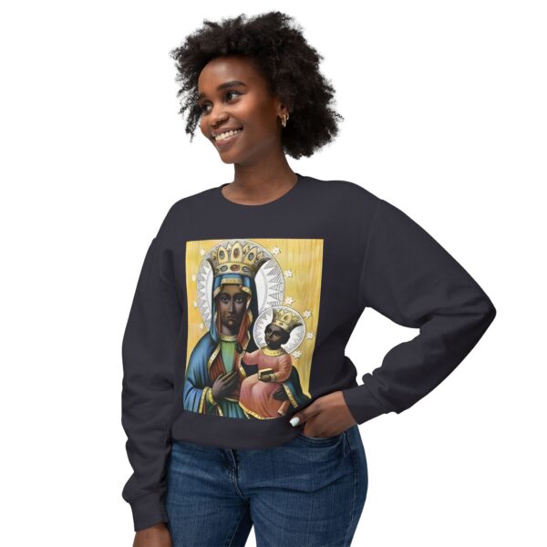 Spiritual Blessed Virgin Mary Sweatshirt | Unisex Lightweight Crewneck - Image 27