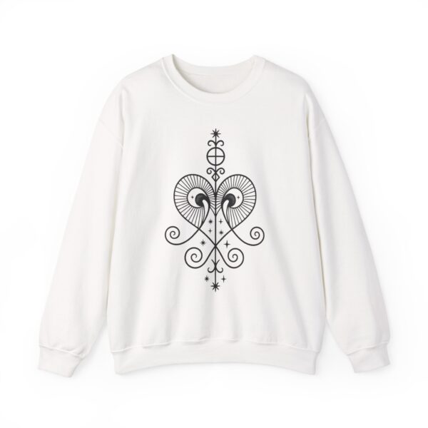 Whimsical Heart Design Unisex Heavy Blend Crewneck Sweatshirt