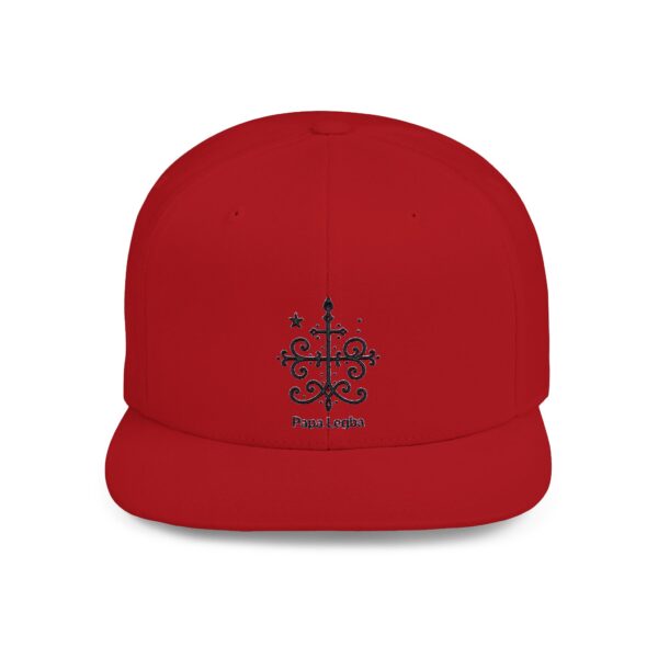 Papa Legba Flat Bill Snapback Cap - Unique Style for Bold Fashion - Image 8