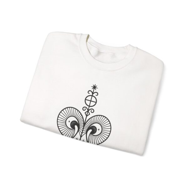 Whimsical Heart Design Unisex Heavy Blend Crewneck Sweatshirt - Image 2