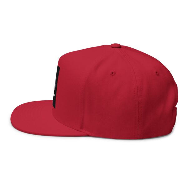 Embroidered Heart Flat Bill Cap - Stylish & Unique - Image 23