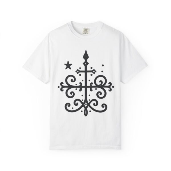 Boho-Inspired Unisex Garment-Dyed T-Shirt with Unique Design