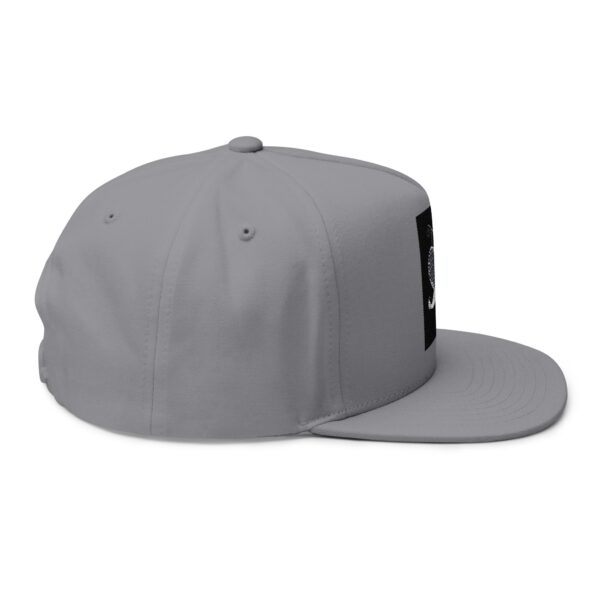 Embroidered Heart Flat Bill Cap - Stylish & Unique - Image 12