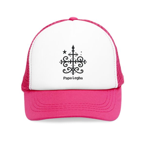 Spiritual Papa Legba Mesh Cap - Unique Trucker Hat for Mystical Vibes - Image 9