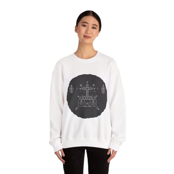 Bohemian Symbol Crewneck Sweatshirt - Unisex Heavy Blend™ - Image 4