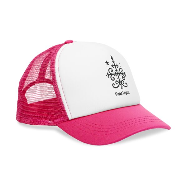 Spiritual Papa Legba Mesh Cap - Unique Trucker Hat for Mystical Vibes - Image 10