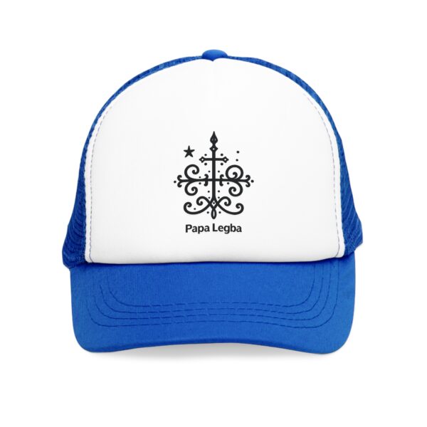 Spiritual Papa Legba Mesh Cap - Unique Trucker Hat for Mystical Vibes - Image 5