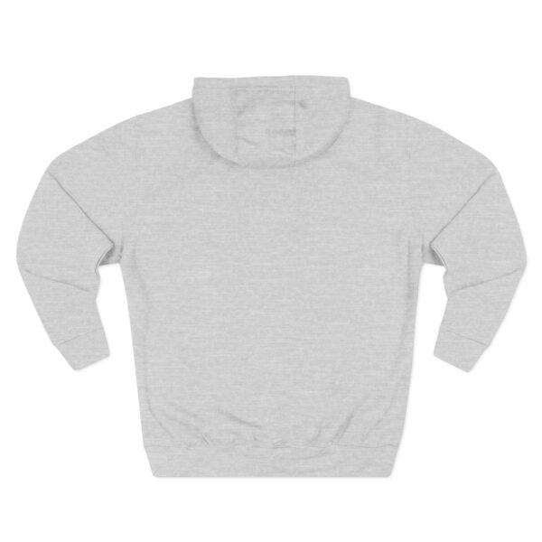 Cultural Art Fleece Hoodie with Three-Panel Design - Image 6