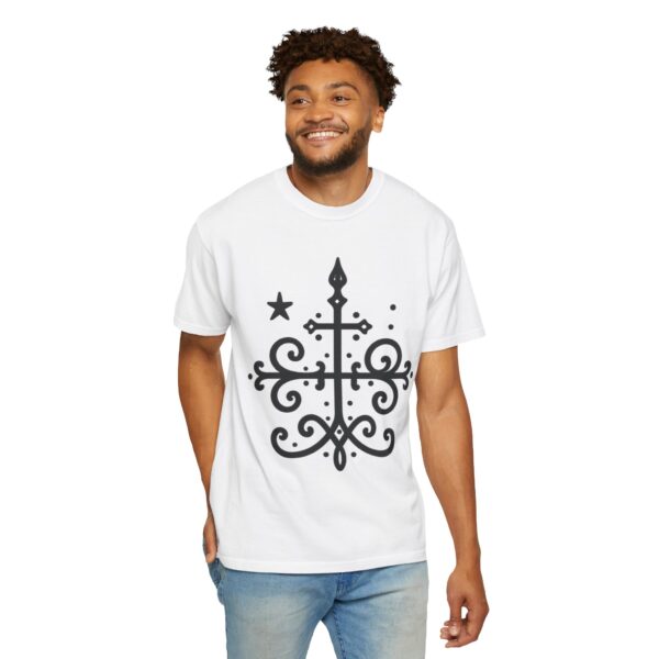Boho-Inspired Unisex Garment-Dyed T-Shirt with Unique Design - Image 7