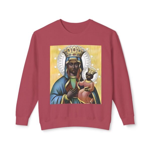 Spiritual Blessed Virgin Mary Sweatshirt | Unisex Lightweight Crewneck - Image 29
