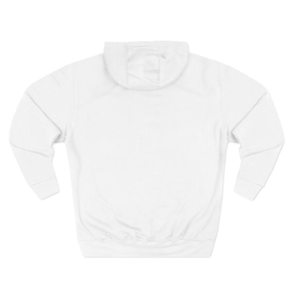 Cultural Art Fleece Hoodie with Three-Panel Design - Image 2