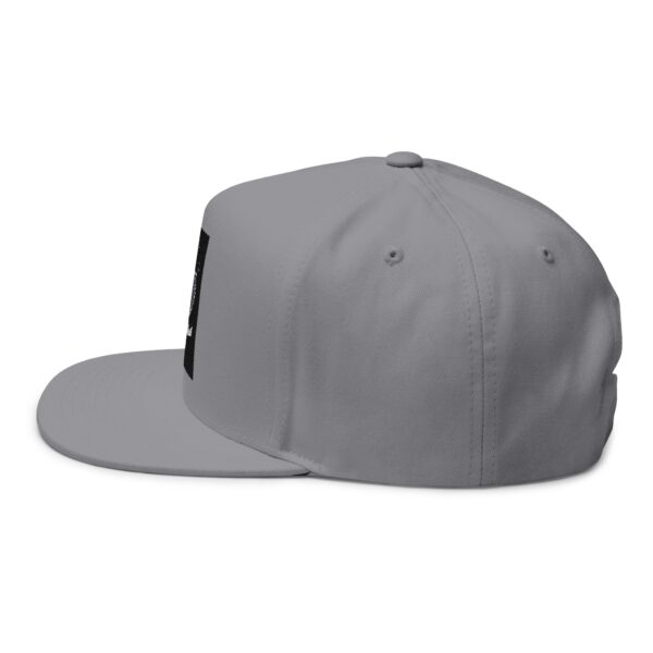 Embroidered Heart Flat Bill Cap - Stylish & Unique - Image 11