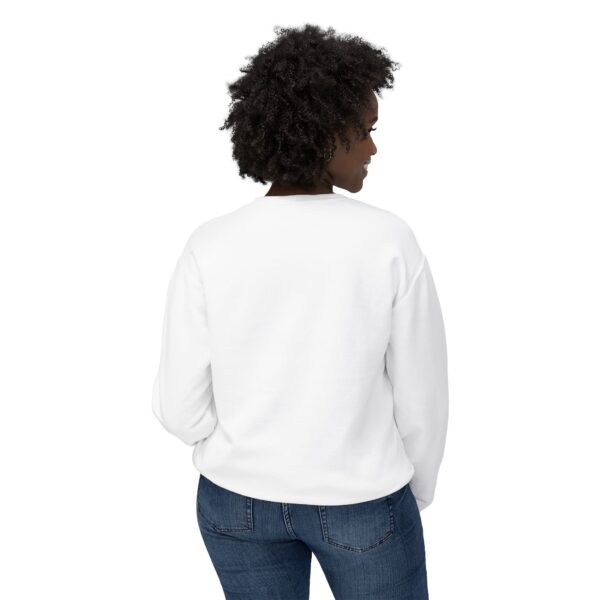 Spiritual Blessed Virgin Mary Sweatshirt | Unisex Lightweight Crewneck - Image 4