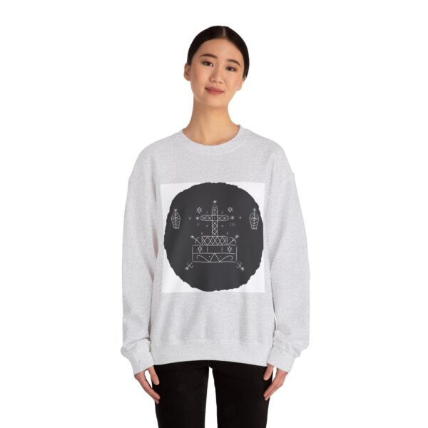 Bohemian Symbol Crewneck Sweatshirt - Unisex Heavy Blend™ - Image 8