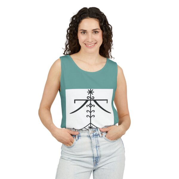Bohemian Style Unisex Tank Top with Unique Mandala Design - Image 11