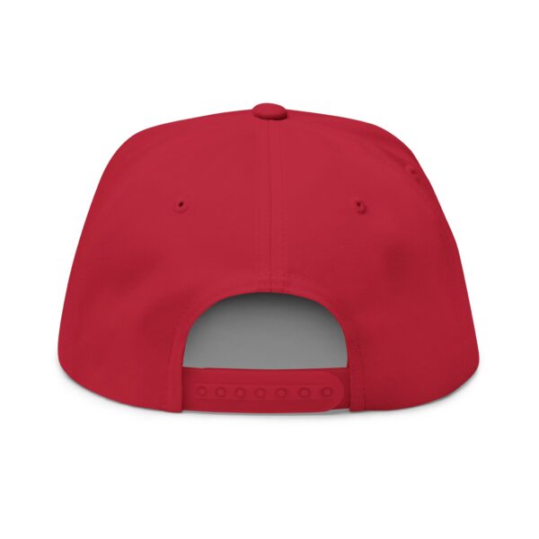 Embroidered Heart Flat Bill Cap - Stylish & Unique - Image 22