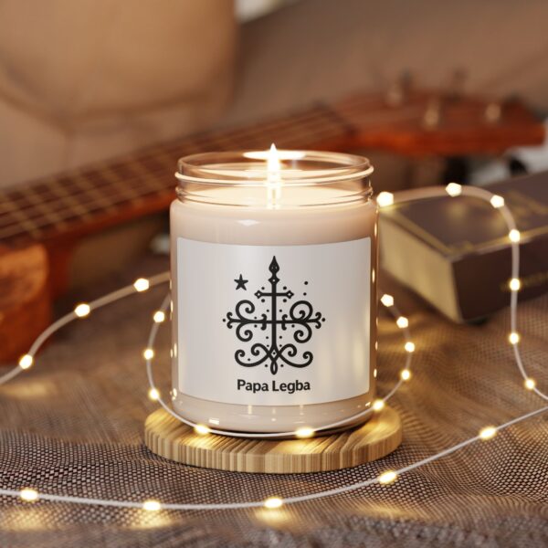 Spiritual Scented Soy Candle - Papa Legba 9oz - Image 3