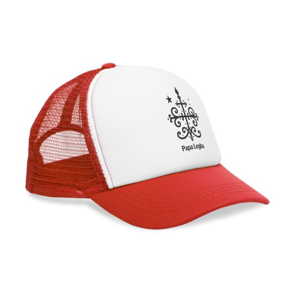 Spiritual Papa Legba Mesh Cap - Unique Trucker Hat for Mystical Vibes - Image 14