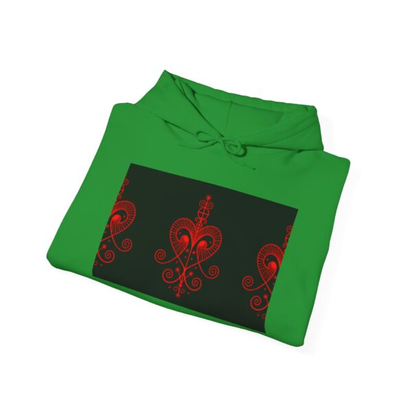 Red Heart Design Unisex Hoodie - Cozy & Stylish Sweatshirt for All Occasions - Image 14